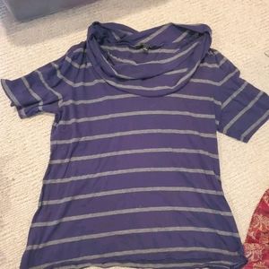 Logix cowl neck strip top large